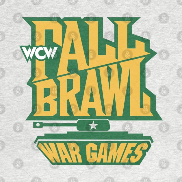 WCW Fall Brawl War Games by Authentic Vintage Designs